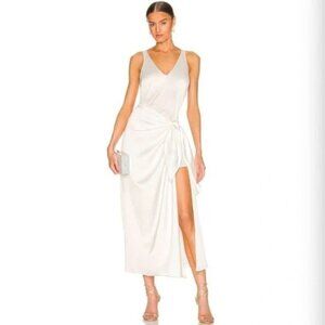 NWOT Ivory Hampton Wrap Dress Size Small